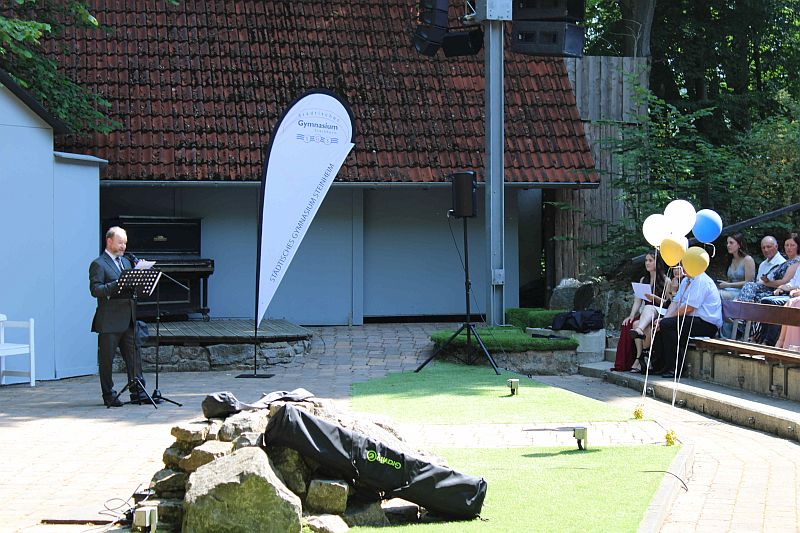 Ansprache des Schulleiters Marko Harazim